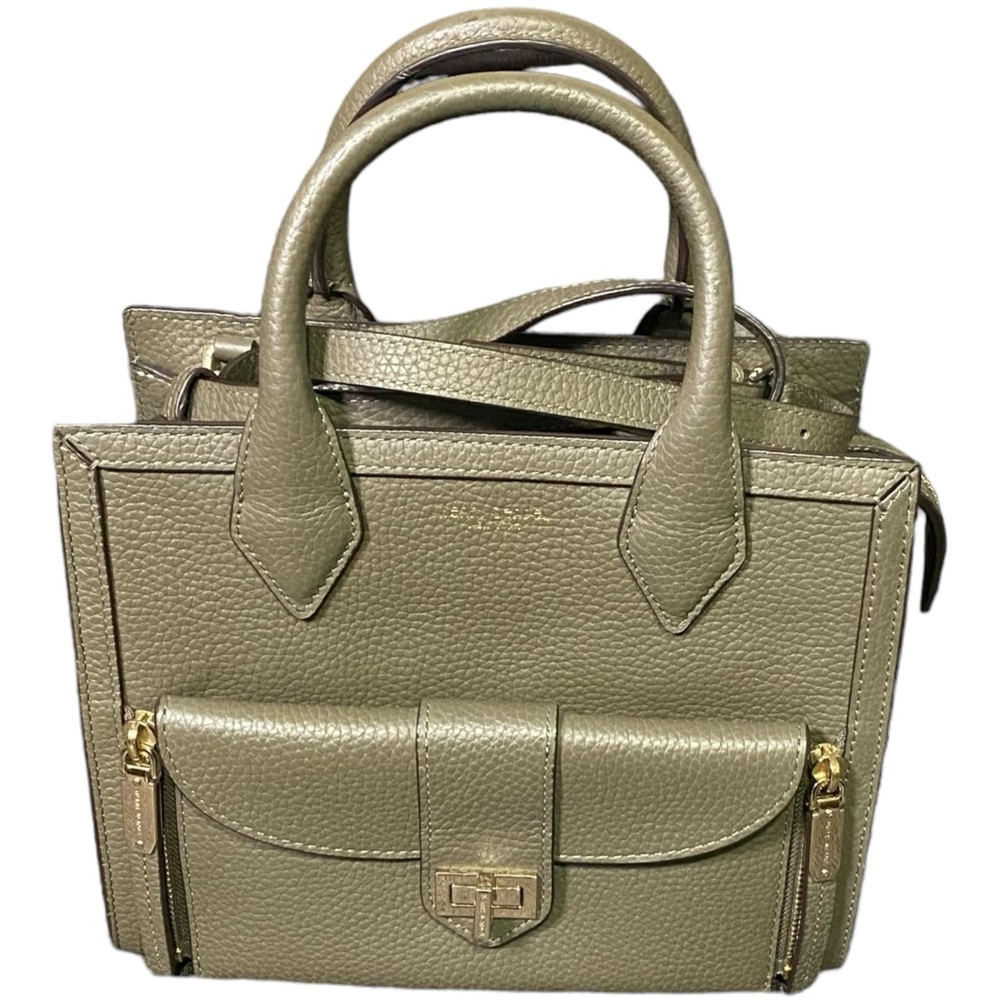NWOT Henri Bendel Olive Green Convertible 2 in 1 Leather Crossbody